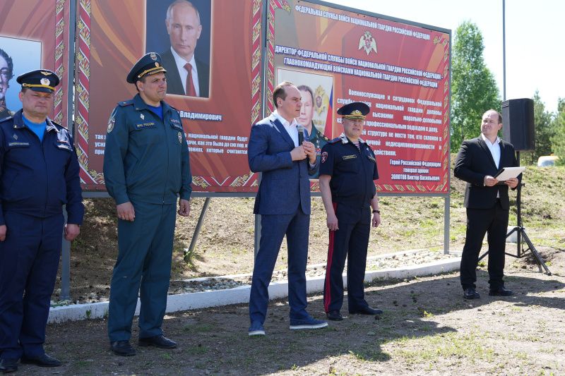 Артём Здунов - участникам «Зарницы»: «Мы с вами в единой команде!»